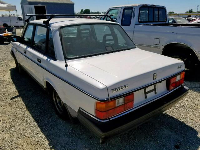 YV1AA8846M1435980 - 1991 VOLVO 240 WHITE photo 3