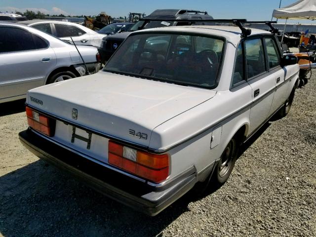 YV1AA8846M1435980 - 1991 VOLVO 240 WHITE photo 4