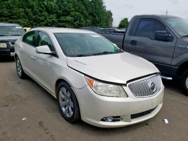 1G4GC5EG5AF228871 - 2010 BUICK LACROSSE C WHITE photo 1