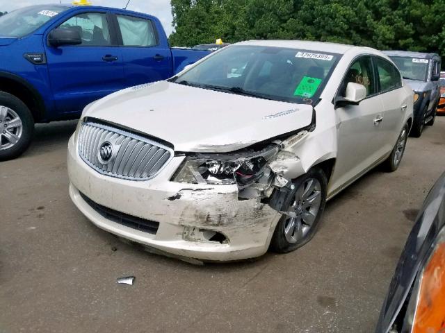 1G4GC5EG5AF228871 - 2010 BUICK LACROSSE C WHITE photo 2