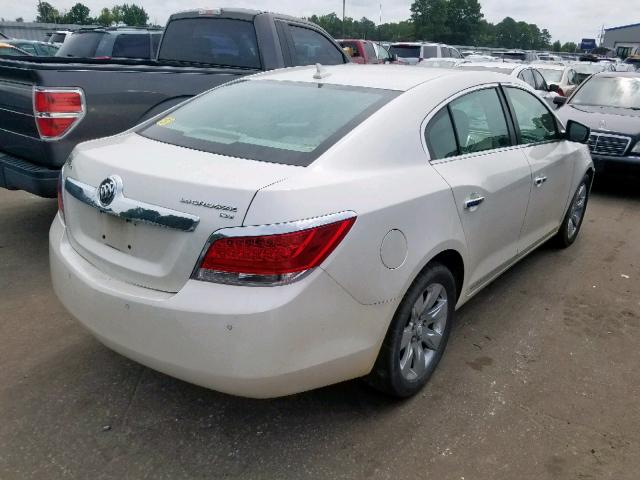 1G4GC5EG5AF228871 - 2010 BUICK LACROSSE C WHITE photo 4