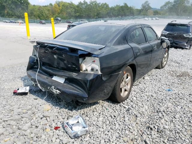 2B3KA33V39H628885 - 2009 DODGE CHARGER SX BLACK photo 4