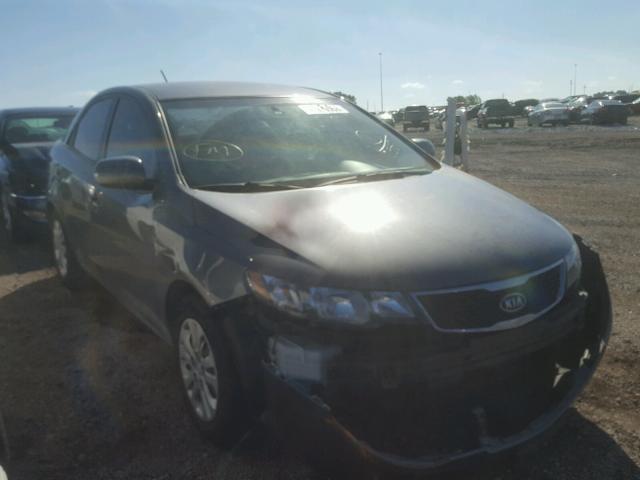 KNAFU4A28D5730587 - 2013 KIA FORTE EX GRAY photo 1