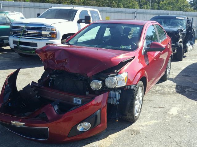 1G1JC5SG3D4114777 - 2013 CHEVROLET SONIC LT BLACK photo 2