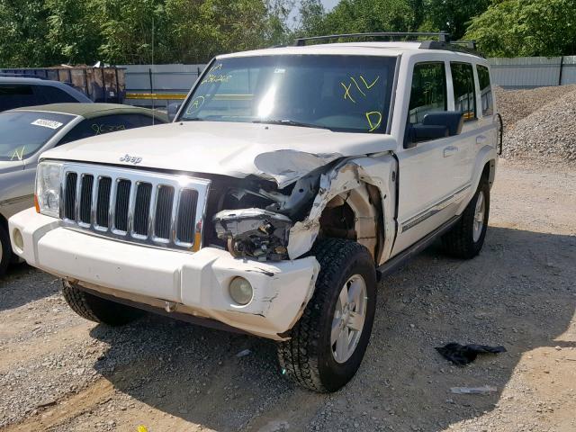 1J8HG58N58C236268 - 2008 JEEP COMMANDER თეთრი ფოტო 2