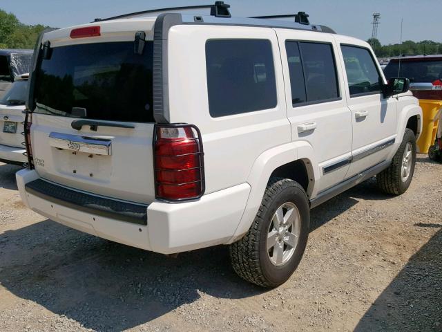 1J8HG58N58C236268 - 2008 JEEP COMMANDER თეთრი ფოტო 4