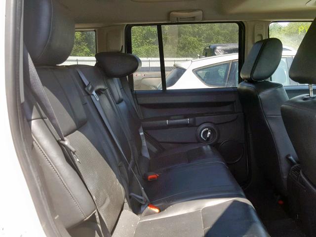 1J8HG58N58C236268 - 2008 JEEP COMMANDER თეთრი ფოტო 6