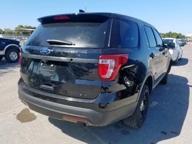 1FM5K8AR1HGD07011 - 2017 FORD EXPLORER P BLACK photo 4