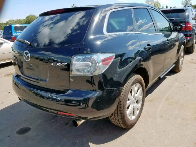 JM3ER29L470101757 - 2007 MAZDA CX-7 BLACK photo 4