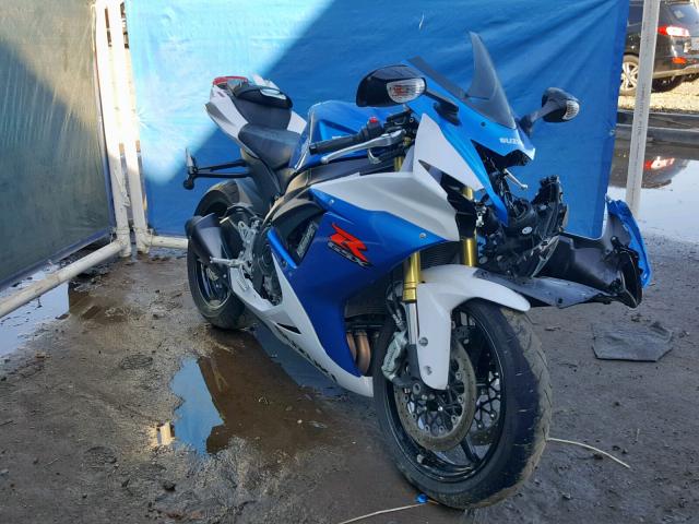 JS1GR7MA4E2100382 - 2014 SUZUKI GSX-R750 BLUE photo 1