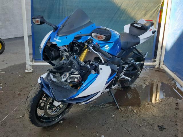 JS1GR7MA4E2100382 - 2014 SUZUKI GSX-R750 BLUE photo 2