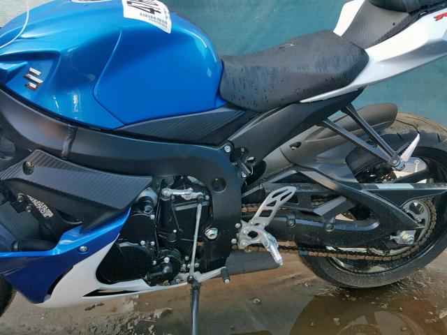 JS1GR7MA4E2100382 - 2014 SUZUKI GSX-R750 BLUE photo 7