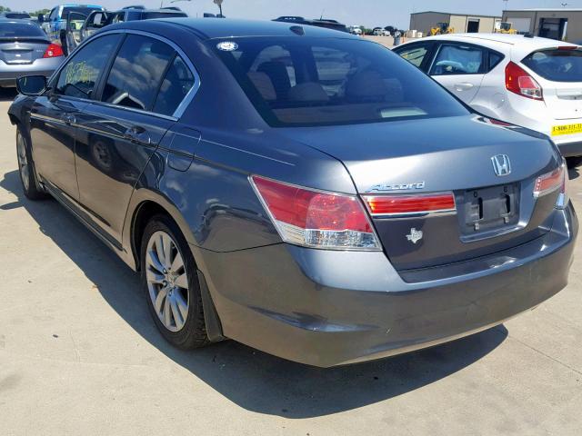 1HGCP2F87CA073738 - 2012 HONDA ACCORD EXL GRAY photo 3