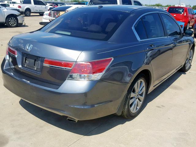 1HGCP2F87CA073738 - 2012 HONDA ACCORD EXL GRAY photo 4