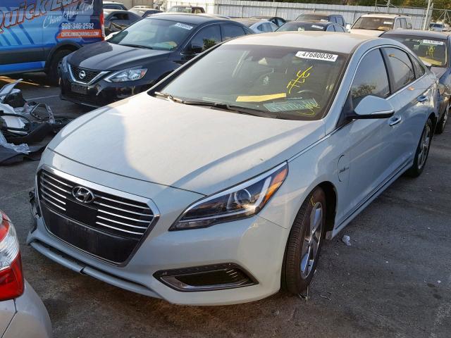 KMHE54L22GA024747 - 2016 HYUNDAI SONATA PLU BLUE photo 2