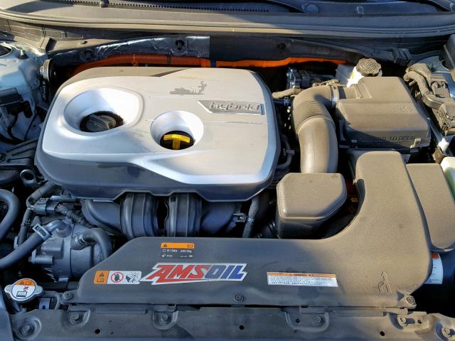 KMHE54L22GA024747 - 2016 HYUNDAI SONATA PLU BLUE photo 7