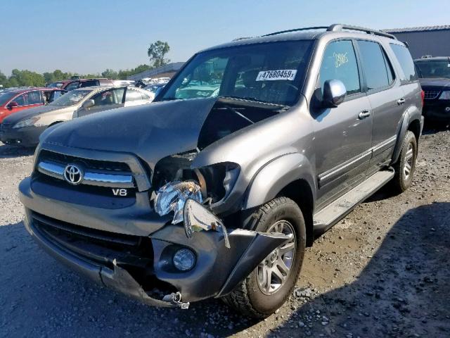 5TDZT38A47S289131 - 2007 TOYOTA SEQUOIA LI GRAY photo 2