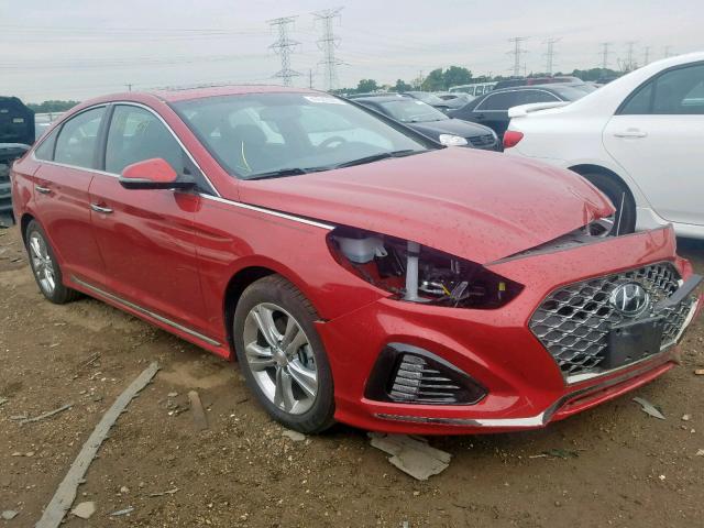 5NPE34AF6JH644274 - 2018 HYUNDAI SONATA SPO RED photo 1