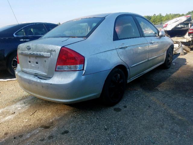 KNAFE121285491965 - 2008 KIA SPECTRA EX SILVER photo 4