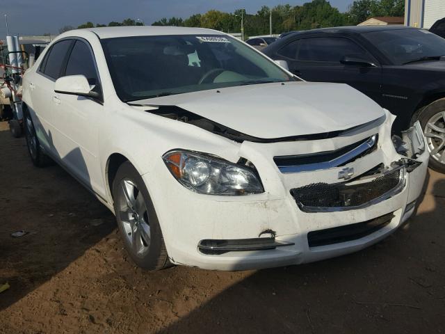 1G1ZC5EB1AF135906 - 2010 CHEVROLET MALIBU 1LT WHITE photo 1