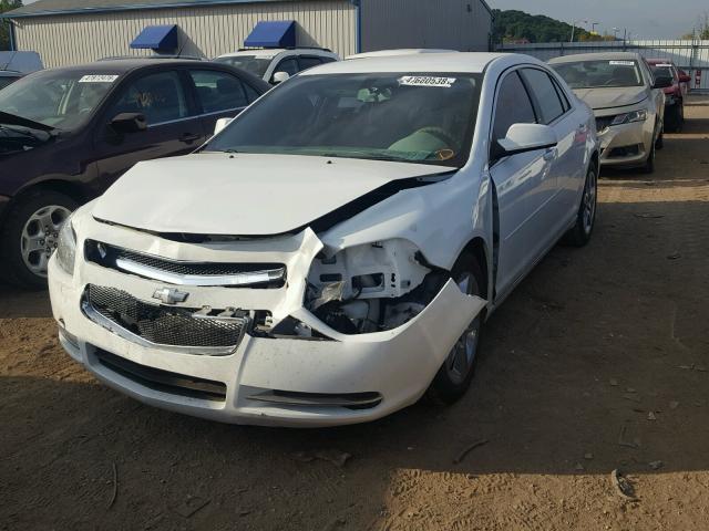 1G1ZC5EB1AF135906 - 2010 CHEVROLET MALIBU 1LT WHITE photo 2