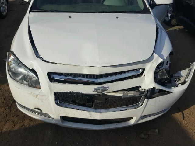 1G1ZC5EB1AF135906 - 2010 CHEVROLET MALIBU 1LT WHITE photo 7