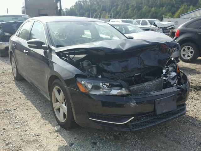 1VWBP7A35DC050562 - 2013 VOLKSWAGEN PASSAT SE BLACK photo 1