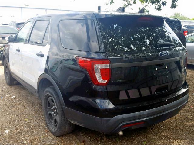 1FM5K8AR1GGB36145 - 2016 FORD EXPLORER P TWO TONE photo 3