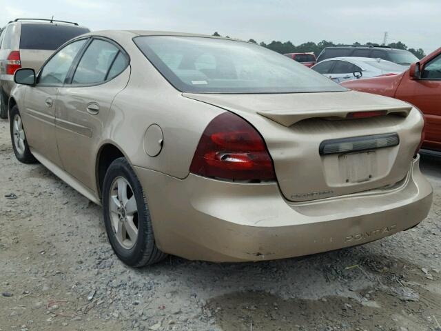 2G2WP522551340102 - 2005 PONTIAC GRAND PRIX BROWN photo 3