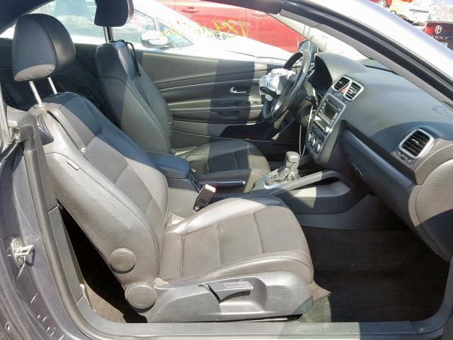 WVWBA71FX7V025468 - 2007 VOLKSWAGEN EOS 2.0T GRAY photo 5