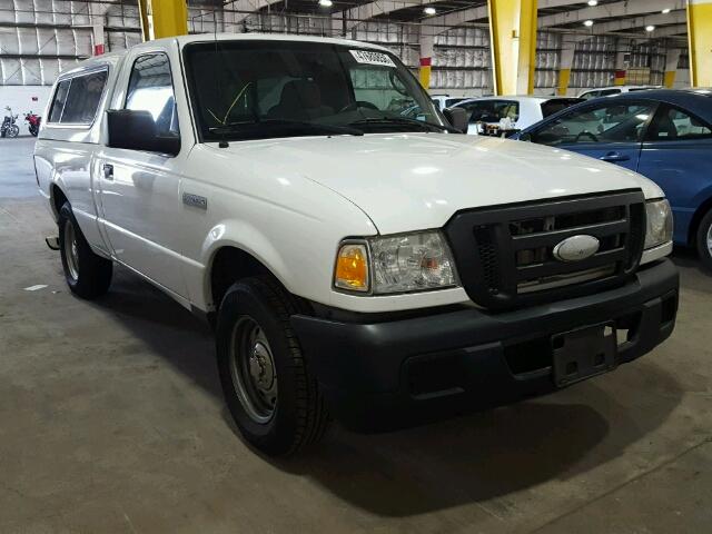 1FTYR10D66PA90840 - 2006 FORD RANGER WHITE photo 1