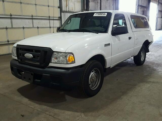 1FTYR10D66PA90840 - 2006 FORD RANGER WHITE photo 2