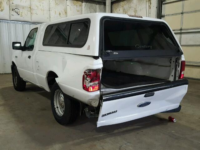 1FTYR10D66PA90840 - 2006 FORD RANGER WHITE photo 3