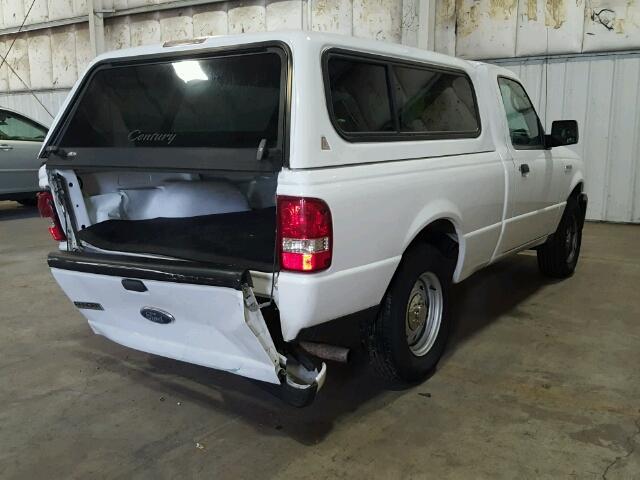 1FTYR10D66PA90840 - 2006 FORD RANGER WHITE photo 4