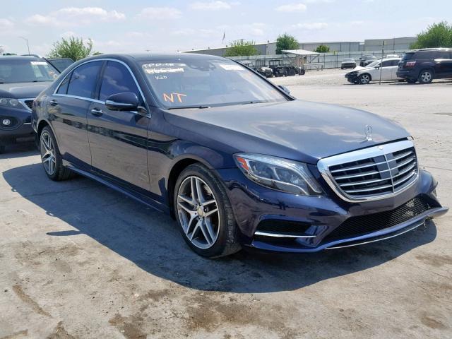 WDDUG8CB3FA161931 - 2015 MERCEDES-BENZ S 550 BLUE photo 1