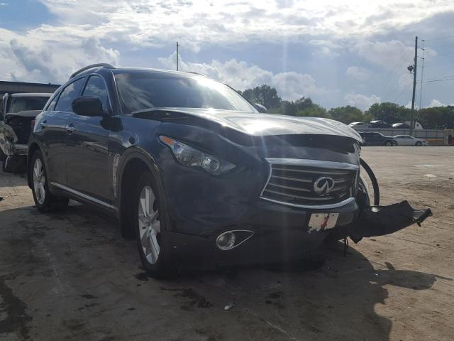 JN8CS1MW2EM410007 - 2014 INFINITI QX70 BLACK photo 1