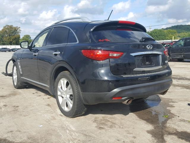 JN8CS1MW2EM410007 - 2014 INFINITI QX70 BLACK photo 3