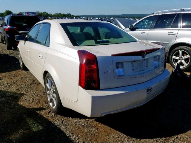 1G6DP577060145032 - 2006 CADILLAC CTS HI FEA WHITE photo 3