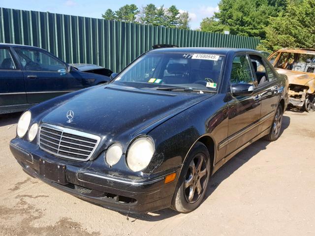 WDBJF65J42B499687 - 2002 MERCEDES-BENZ E 320 BLACK photo 2