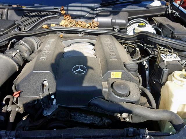 WDBJF65J42B499687 - 2002 MERCEDES-BENZ E 320 BLACK photo 7