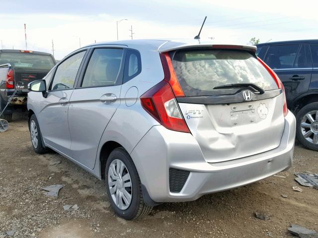 JHMGK5H56GX023398 - 2016 HONDA FIT LX SILVER photo 3