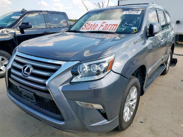 JTJBM7FX8H5165977 - 2017 LEXUS GX GRAY photo 2