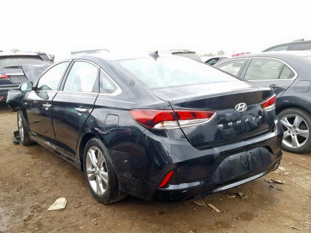 5NPE34AF6JH643688 - 2018 HYUNDAI SONATA SPO BLACK photo 3