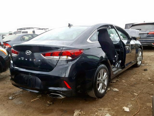 5NPE34AF6JH643688 - 2018 HYUNDAI SONATA SPO BLACK photo 4