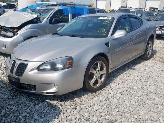 2G2WC55CX61313527 - 2006 PONTIAC GRAND PRIX SILVER photo 2