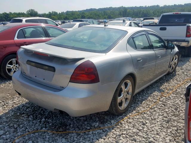 2G2WC55CX61313527 - 2006 PONTIAC GRAND PRIX SILVER photo 4