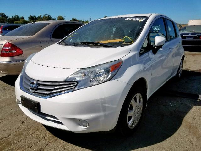 3N1CE2CP2FL438147 - 2015 NISSAN VERSA NOTE WHITE photo 2