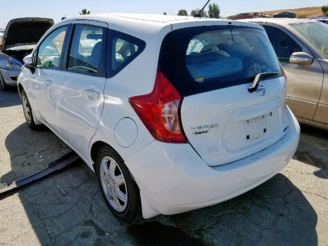 3N1CE2CP2FL438147 - 2015 NISSAN VERSA NOTE WHITE photo 3