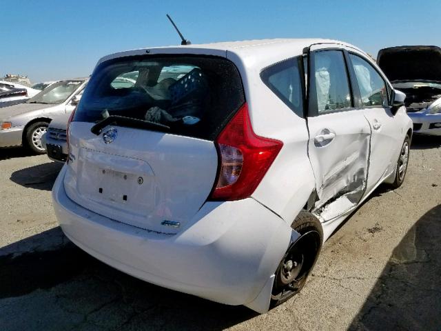 3N1CE2CP2FL438147 - 2015 NISSAN VERSA NOTE WHITE photo 4