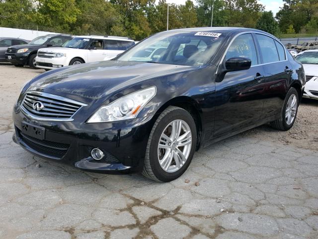 JN1CV6AR6BM355459 - 2011 INFINITI G37 BLACK photo 2